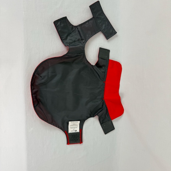 RC Pets Size X-Small Waterproof Red and Grey Dog Jacket Adjustable Velcro - Picture 8 of 10